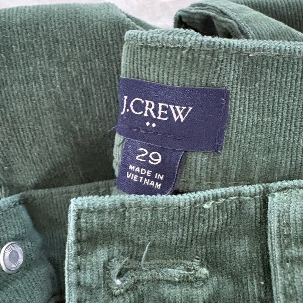 J. Crew woman’s  forest greet corduroy pants